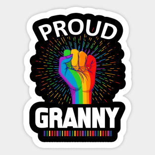 Proud Granny Gay Lgbt Sticker